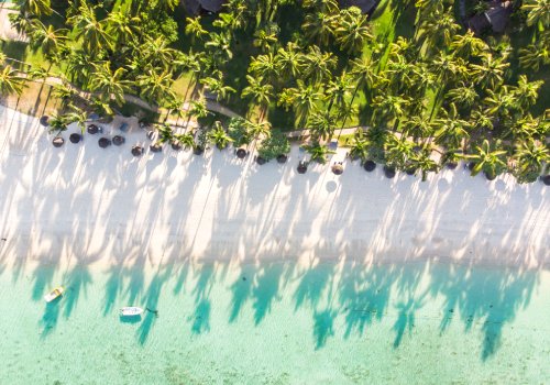 Urlaub den weißen Stränden von Mauritius