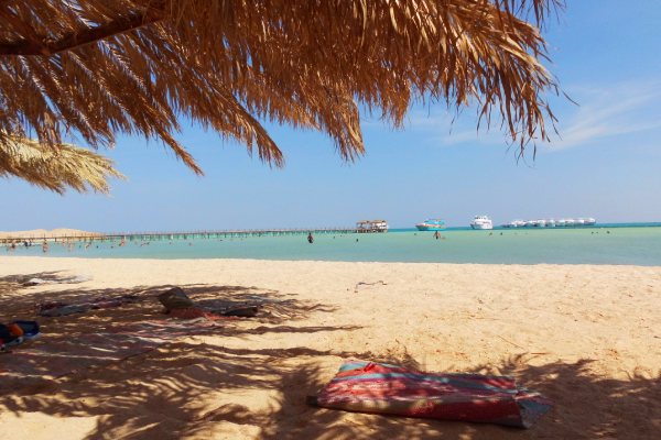 Strand im Ägypten Urlaub