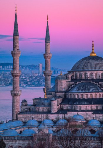 Blick auf Istanbul im Urlaub