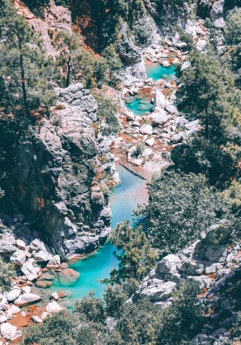 Schlucht im Kemer Urlaub