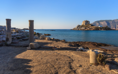 Insel-Kos-Tempel-Ruinen
