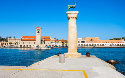 Rhodos-Stadt-Hafeneinfahrt
