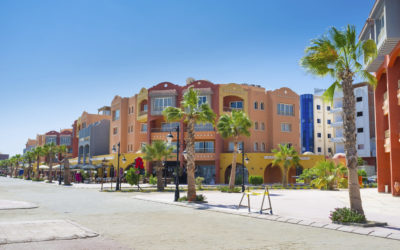 The colorful Hurghada Marina is the best choice for those who wants to enjoy the resort, Egypt.